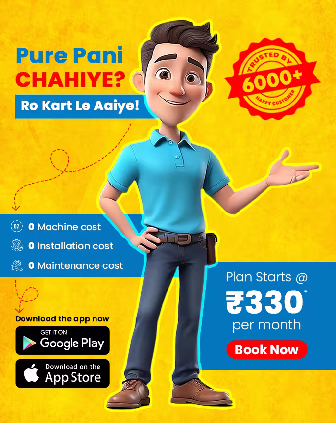 RO Kart Rental RO in Varanasi | Safe Water @ ₹330/month