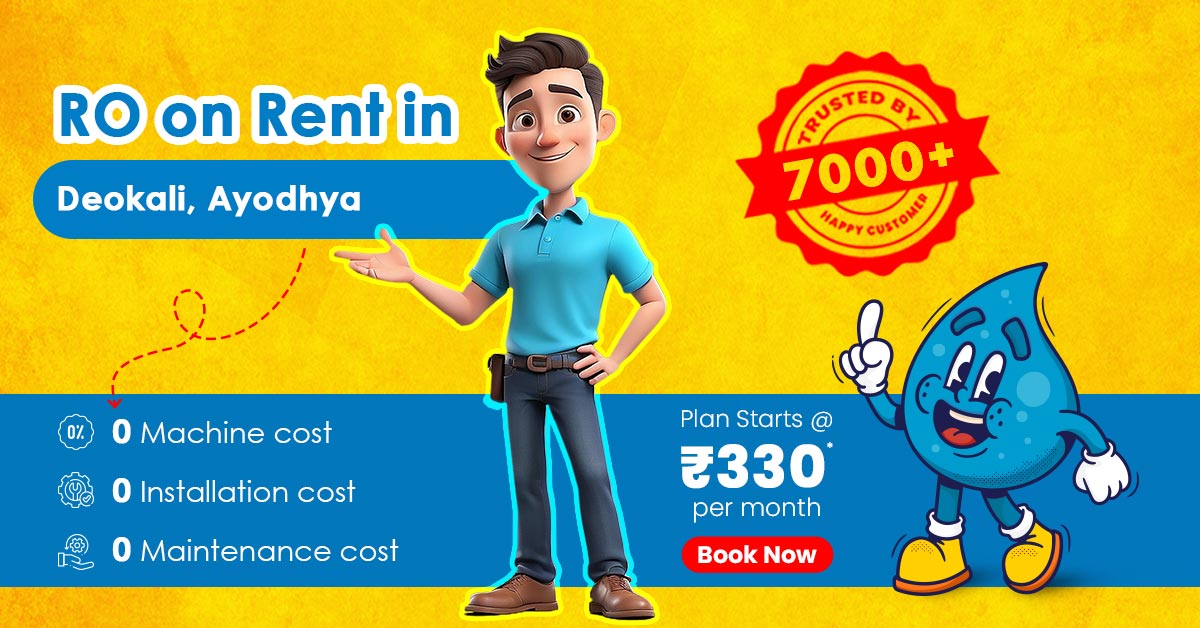RO on Rent in Deokali Ayodhya with free installation and maintenance by RO Kart